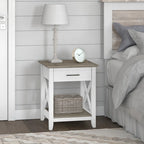 Comodino con cassetto e ripiano Coastal Box