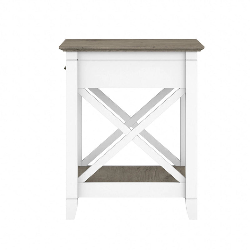 Comodino con cassetto e ripiano Coastal Box