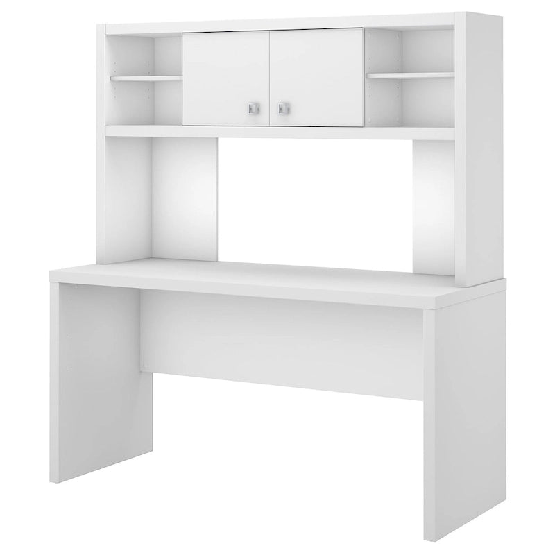 Scrivania a Credenza 60W con Libreria Superiore