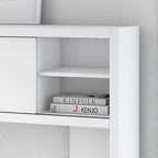 Scrivania a Credenza 60W con Libreria Superiore