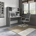 Scrivania a Credenza 60W con Libreria Superiore