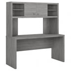 Scrivania a Credenza 60W con Libreria Superiore