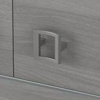 Scrivania a Credenza 60W con Libreria Superiore
