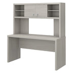 Scrivania a Credenza 60W con Libreria Superiore
