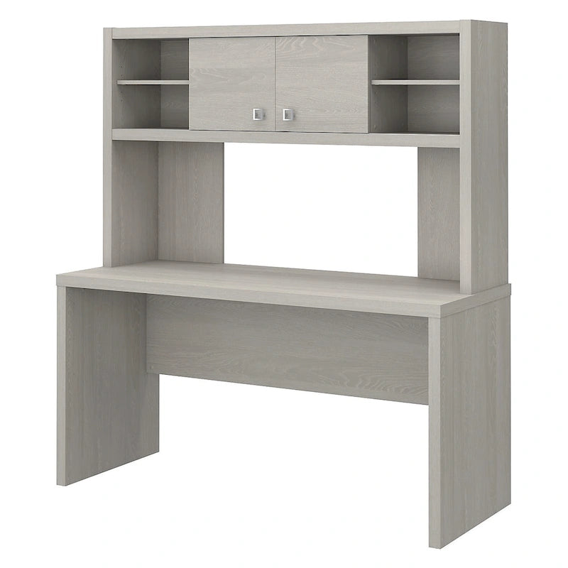 Scrivania a Credenza 60W con Libreria Superiore