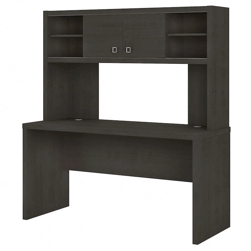 Scrivania a Credenza 60W con Libreria Superiore