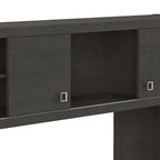 Scrivania a Credenza 60W con Libreria Superiore