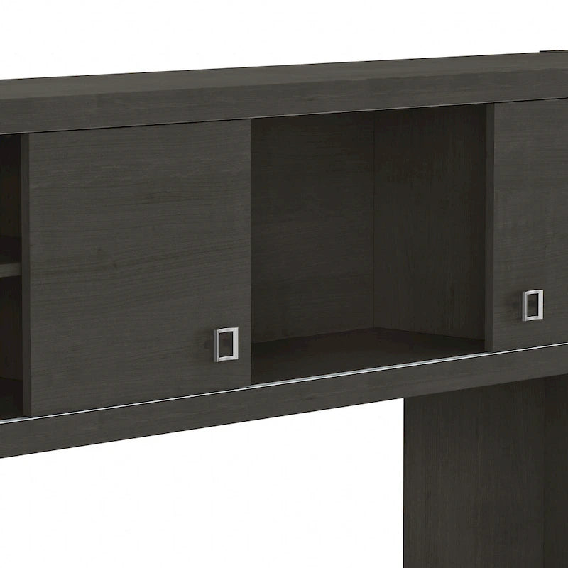 Scrivania a Credenza 60W con Libreria Superiore