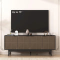 Mobile TV/Centro di intrattenimento Mid-Century con ante, 163,7 cm