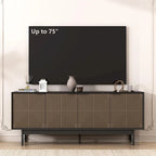 Mobile TV/Centro di intrattenimento Mid-Century con ante, 163,7 cm