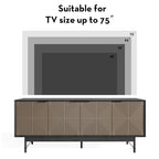 Mobile TV/Centro di intrattenimento Mid-Century con ante, 163,7 cm