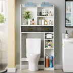 Mobiletto sopra WC con cassetti e ripiani