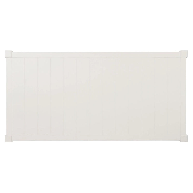 Tavolino da salotto bianco con ripiano a doghe - 120 x 60 x 48 cm