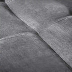 Mini divano letto futon compatto - Grigio acciaio