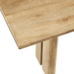 Panca da pranzo in legno da 58"