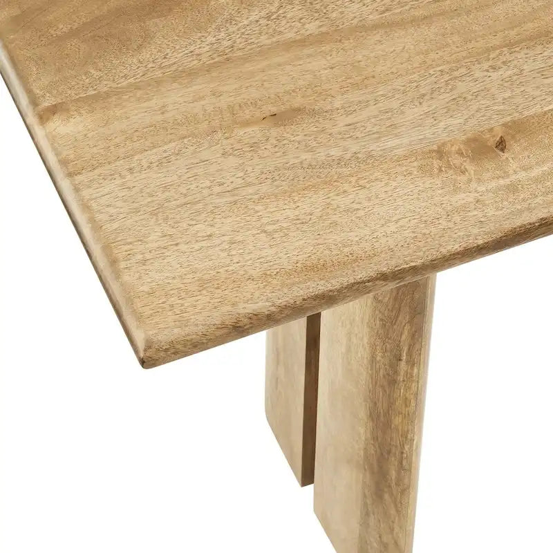 Panca da pranzo in legno da 58"
