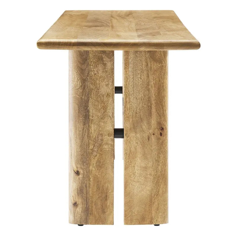 Panca da pranzo in legno da 58"