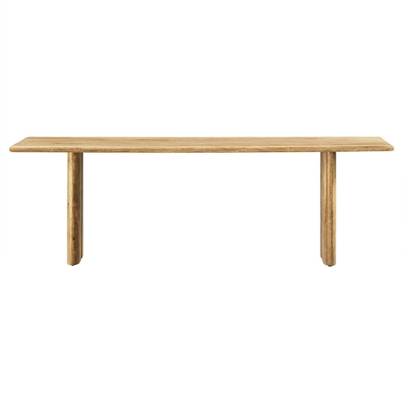 Panca da pranzo in legno da 58"