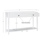 Consolle in legno bianco