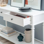 Consolle in legno bianco