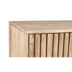 Credenza Mid-Century Modern da 72 pollici in legno di mango scanalato
