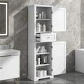 Mobiletto da Bagno con Cassetto e Ripiano Regolabile