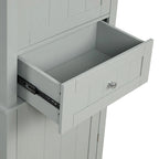 Mobiletto da Bagno con Cassetto e Ripiano Regolabile