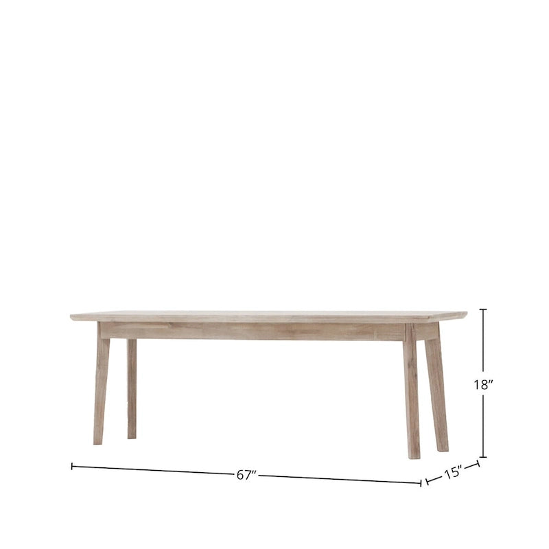Panca in legno di acacia
